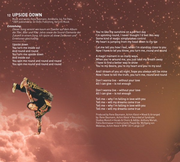 DJ BOBO - Fantasy Album - Upside down